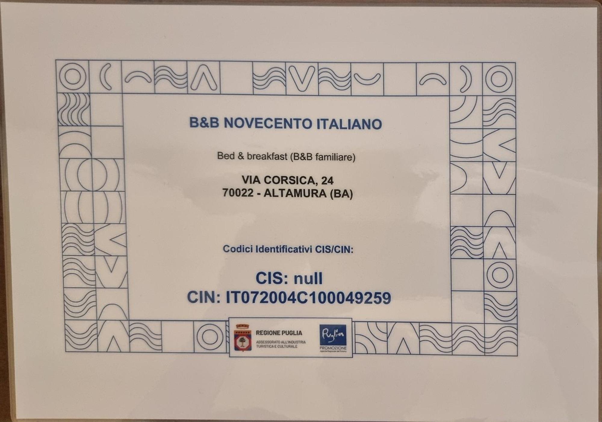 B&B Novecento Italiano อัลตามูรา ภายนอก รูปภาพ